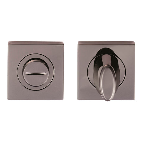 High quality image of Serozzetta - Square Turn and Release - Black Nickel | Sku. szm004sqbn | Trade Door Handles.