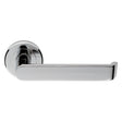 High quality image of Serozzetta - Concept Lever on Round Rose - Polished Chrome | Sku. szm220cp | Trade Door Handles.