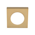 High quality image of Serozzetta - Square Outer Rose Cover Pack - Satin Brass | Sku. szmrsqsb | available to order from Trade Door Handles in Kendal.