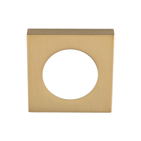 High quality image of Serozzetta - Square Outer Rose Cover Pack - Satin Brass | Sku. szmrsqsb | available to order from Trade Door Handles in Kendal.