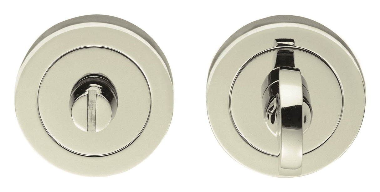 High quality image of Serozzetta - Turn and Release - Polished Nickel | Sku. szr004pn | Trade Door Handles.