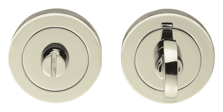 High quality image of Serozzetta - Turn and Release - Polished Nickel | Sku. szr004pn | Trade Door Handles.