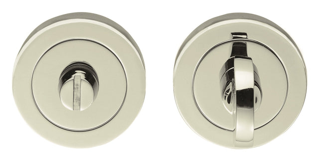 High quality image of Serozzetta - Turn and Release - Polished Nickel | Sku. szr004pn | Trade Door Handles.