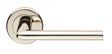 High quality image of Serozzetta - Dieci Lever on Rose - Polished Nickel | Sku. szr010pn | Trade Door Handles.