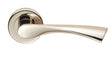 High quality image of Serozzetta - Venti Lever on Rose - Polished Nickel | Sku. szr020pn | Trade Door Handles.