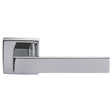 High quality image of Manital - Techna Lever on Square Rose - Polished Chrome | Sku. tc5cp | Trade Door Handles.