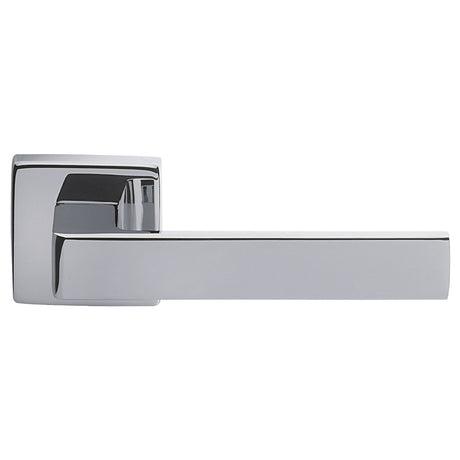 High quality image of Manital - Techna Lever on Square Rose - Polished Chrome | Sku. tc5cp | Trade Door Handles.