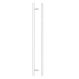TOP Drawer Fittings Cabinet Hardware White TDF - T Bar Cabinet handle 320mm CTC, 380mm Total length Matt White Finish