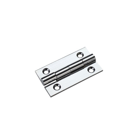 High quality image of the TOP Drawer Fittings - Solid Drawn Brass Butt Hinge - 38 x 22 x 1.3mm - Polished Chrome | Sku. tdf100cp | available to order from Trade Door Handles.