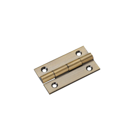 High quality image of the TOP Drawer Fittings - Solid Drawn Brass Butt Hinge - 38 x 22 x 1.3mm - Bronze | Sku. tdf100fb | available to order from Trade Door Handles.
