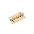 High quality image of the TOP Drawer Fittings - Solid Drawn Brass Butt Hinge - 38 x 22 x 1.3mm - Satin Chrome | Sku. tdf100sb | available to order from Trade Door Handles.