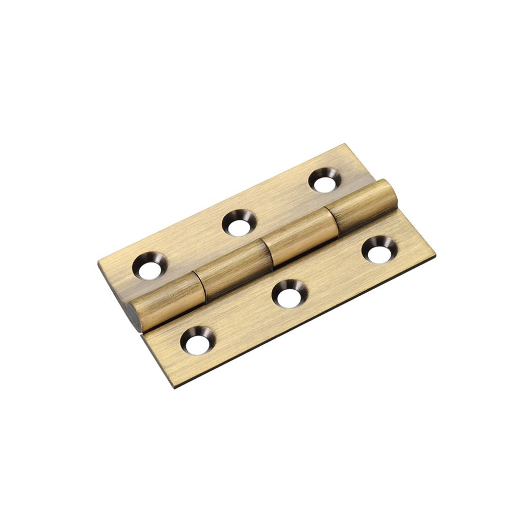 High quality image of the TOP Drawer Fittings - Solid Drawn Brass Butt Hinge - 50 x 28 x 1.5mm - Bronze | Sku. tdf105fb | available to order from Trade Door Handles.