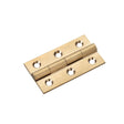 High quality image of the TOP Drawer Fittings - Solid Drawn Brass Butt Hinge - 50 x 28 x 1.5mm - Satin Chrome | Sku. tdf105sb | available to order from Trade Door Handles.
