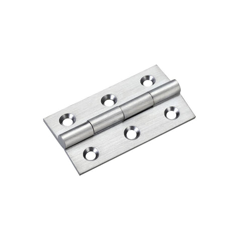 High quality image of the TOP Drawer Fittings - Solid Drawn Brass Butt Hinge - 50 x 28 x 1.5mm - Satin Chrome | Sku. tdf105sc | available to order from Trade Door Handles.