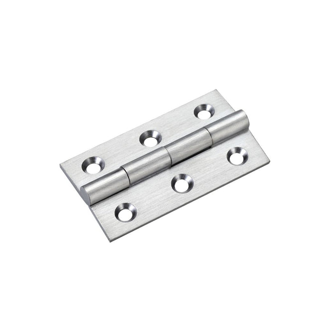 High quality image of the TOP Drawer Fittings - Solid Drawn Brass Butt Hinge - 50 x 28 x 1.5mm - Satin Chrome | Sku. tdf105sc | available to order from Trade Door Handles.