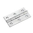 High quality image of the TOP Drawer Fittings - Solid Drawn Brass Butt Hinge - 64 x 35 x 2mm - Satin Chrome | Sku. tdf110sc | available to order from Trade Door Handles.