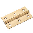 High quality image of the TOP Drawer Fittings - Solid Drawn Brass Butt Hinge - 75 x 41 x 2mm - Satin Chrome | Sku. tdf115sb | available to order from Trade Door Handles.