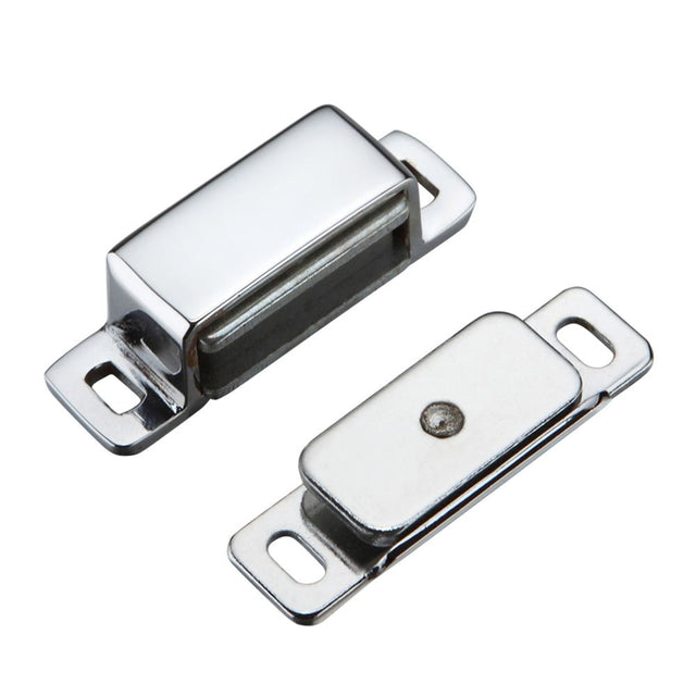 High quality image of the TOP Drawer Fittings - Magnetic Catch - Polished Chrome | Sku. tdfmc1cp | available to order from Trade Door Handles.