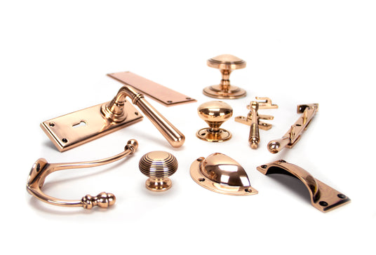 Image showing a range of ironmongery in Polished Bronze made by From The Anvil