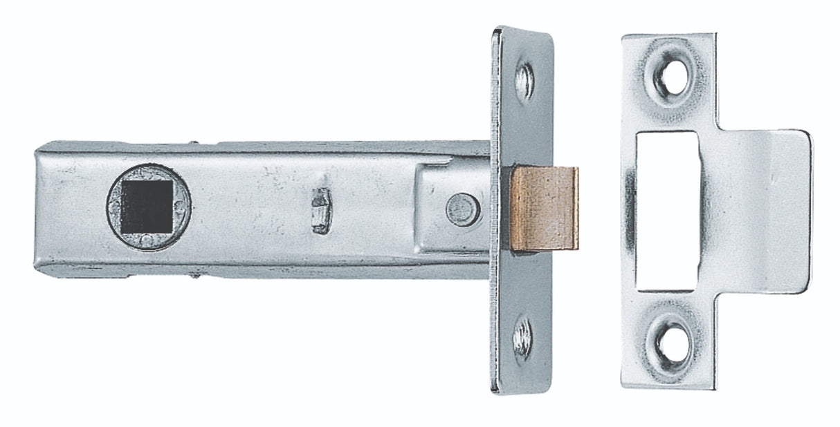 High quality image of Carlisle Brass - Tubular Latch 76mm - Nickel Plate | Sku. tl4 | Trade Door Handles.