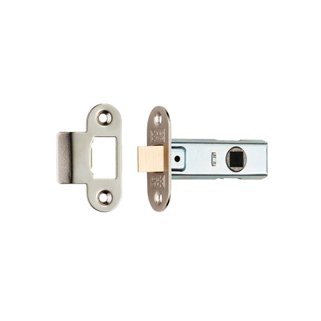 High quality image of Eurospec - Contract Standard Tubular Latch Radius - Nickel Plate | Sku. tle8025np-r | Trade Door Handles.