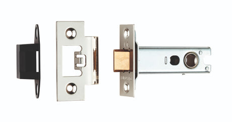 High quality image of Eurospec - Heavy Sprung Tubular Latch 76mm - Nickel Plate | Sku. tls8030np | Trade Door Handles.
