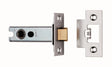 High quality image of Eurospec - Tubular Latch 76mm - Satin Chrome | Sku. tls8030sc | Trade Door Handles.