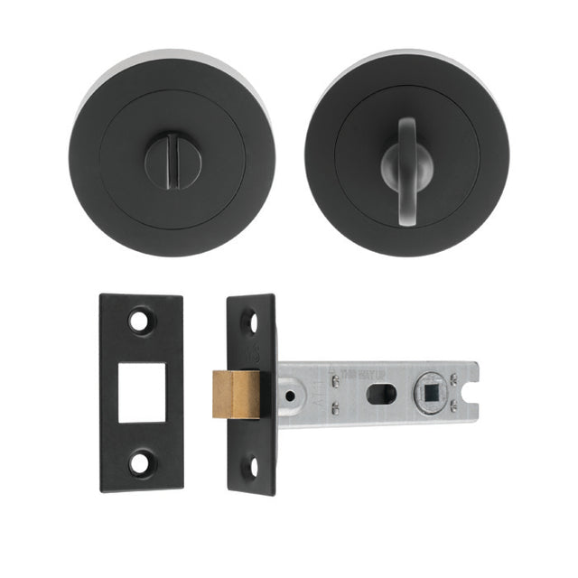 High quality image of Serozzetta - UDP Bathroom Pack - Matt Black | Sku. udp-bath30-mb | Trade Door Handles.
