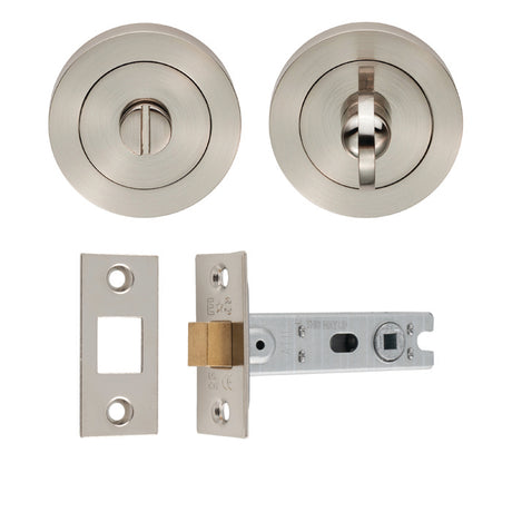 High quality image of Serozzetta - UDP Bathroom Pack - Satin Nickel | Sku. udp-bath30-sn | Trade Door Handles.