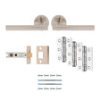High quality image of Carlisle Brass - Faro Latch Pack - Ultimate Door Pack - Satin Nickel | Sku. udp011sn-intb | Trade Door Handles.