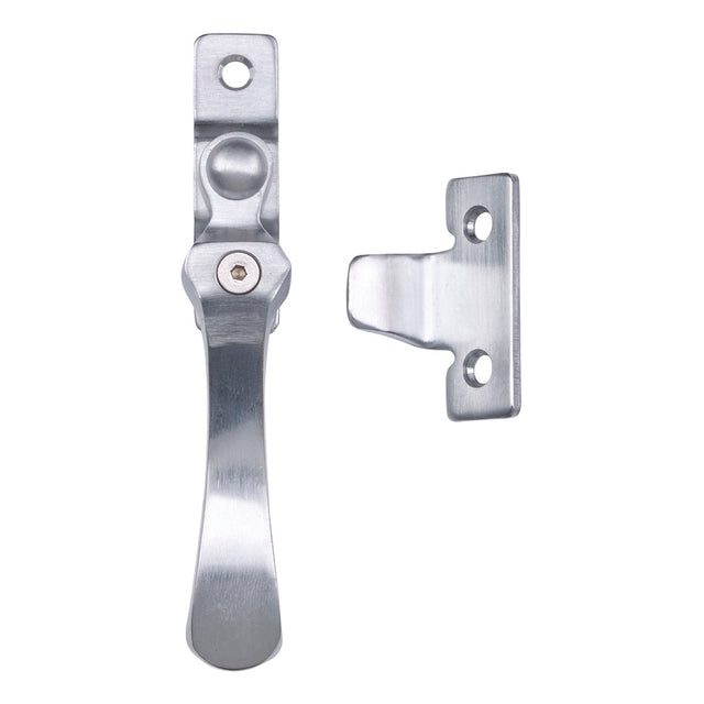 High quality image of Carlisle Brass - Casement Fastener - Satin Chrome | Sku. v1005lcksc | Trade Door Handles.