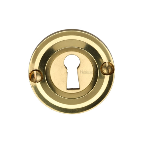 Heritage Brass - Heritage Brass Open Keyhole Round - V1016 - Polished Brass