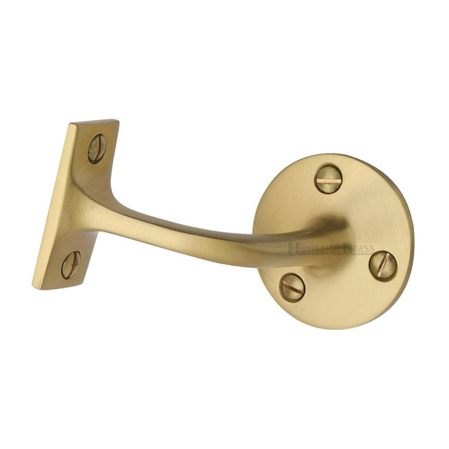 High quality image of Heritage Brass - Handrail Bracket 2 1/2" Satin Brass Finish | Sku. v1030-64-sb | Trade Door Handles, Kendal.