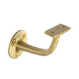 High quality image of Heritage Brass - Handrail Bracket 3" Satin Brass Finish | Sku. v1030-76-sb | Trade Door Handles, Kendal.