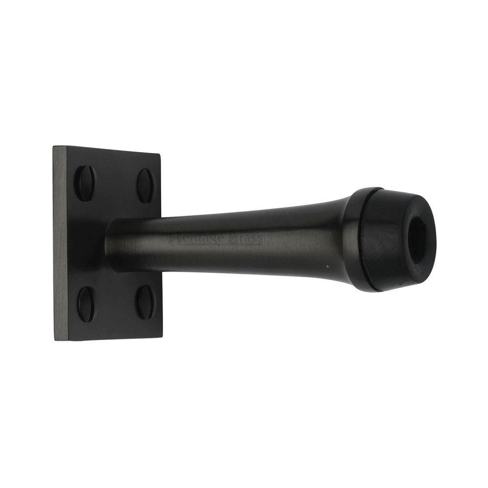 High quality image of Heritage Brass - Wall Mounted Door Stop 3" Matt Bronze Finish | Sku. v1190-76-mb | Trade Door Handles, Kendal.
