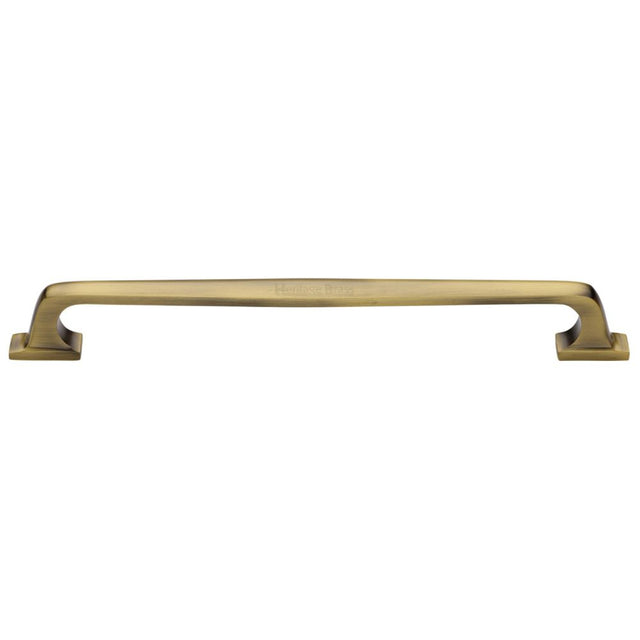 High quality image of Heritage Brass - Door Pull Handle Durham Design 497mm Antique Brass Finish | Sku. v1210-497-at | available to order from Trade Door Handles in Kendal.