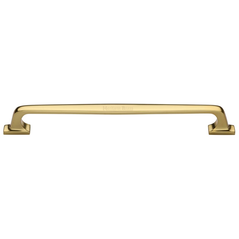 High quality image of Heritage Brass - Door Pull Handle Durham Design 497mm Polished Brass Finish | Sku. v1210-497-pb | available to order from Trade Door Handles in Kendal.