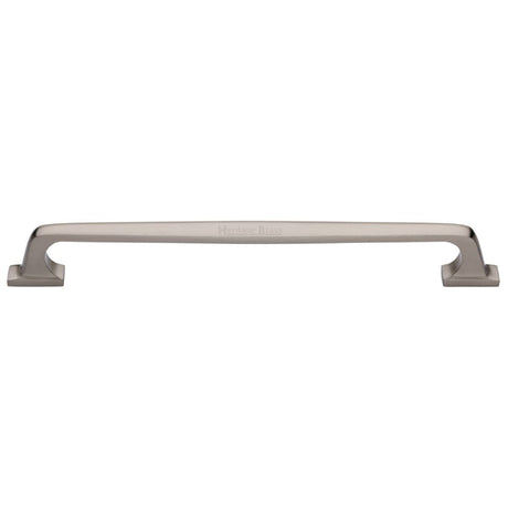 High quality image of Heritage Brass - Door Pull Handle Durham Design 497mm Satin Nickel Finish | Sku. v1210-497-sn | available to order from Trade Door Handles in Kendal.
