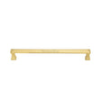 High quality image of Heritage Brass - Door Pull Handle Pyramid Design 326mm Satin Brass Finish | Sku. v1232-326-sb | available to order from Trade Door Handles in Kendal.