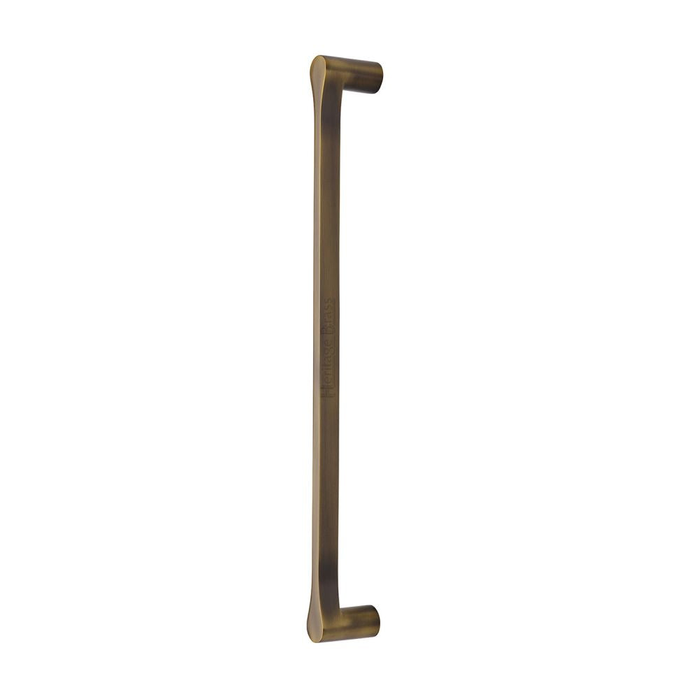 High quality image of Heritage Brass - Door Pull Handle Gio Design 332mm Antique Brass Finish | Sku. v1238-332-at | available to order from Trade Door Handles in Kendal.