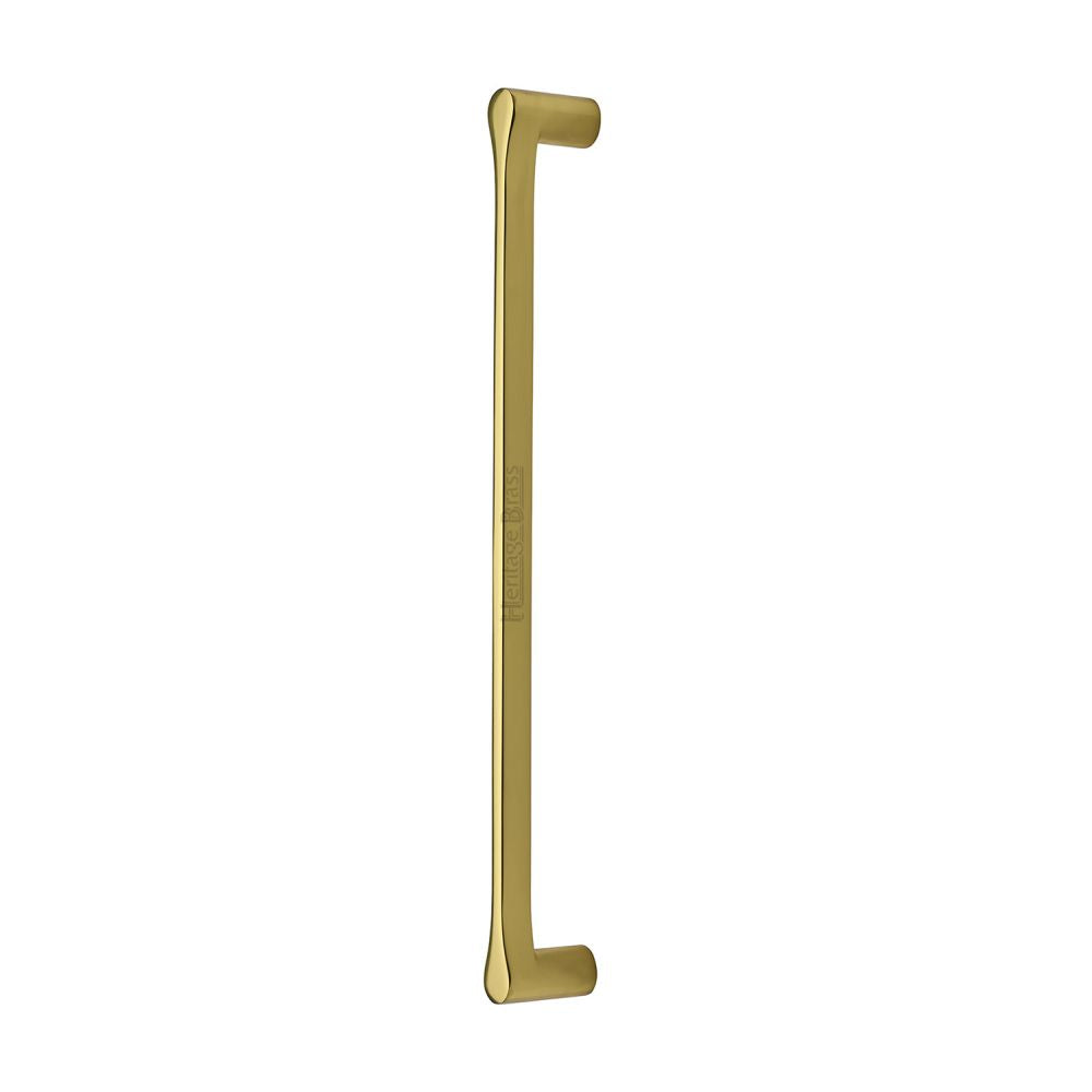 High quality image of Heritage Brass - Door Pull Handle Gio Design 332mm Polished Brass Finish | Sku. v1238-332-pb | available to order from Trade Door Handles in Kendal.