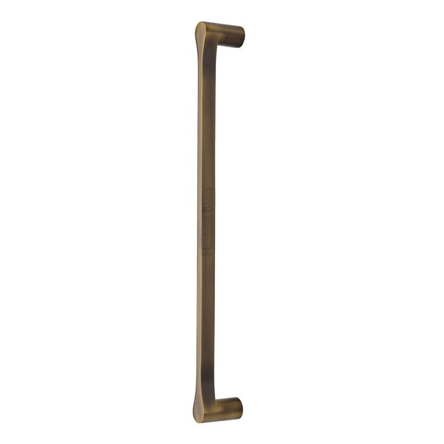 High quality image of Heritage Brass - Gio Large Pull Handle - Antique Brass | Sku. v1238-600-at | available to order from Trade Door Handles in Kendal.
