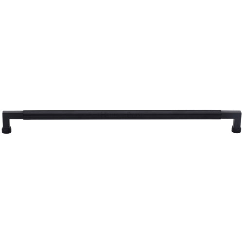 High quality image of the Heritage Brass Door Pull Handle Bauhaus Design 635mm Matt Black Finish | Sku. v1312-635-bkmt | Discounted prices available from Trade Door Handles
