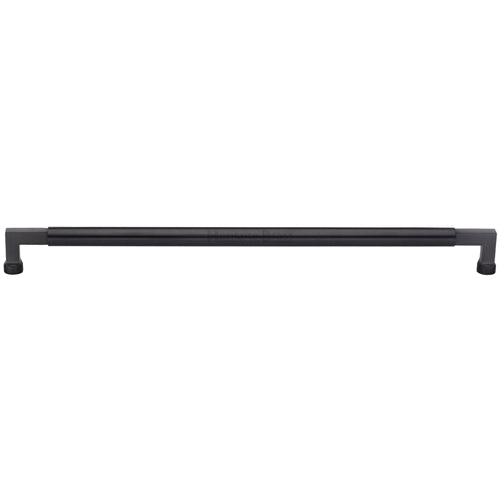 Heritage Brass Door Pull Handle Bauhaus Design 635mm Matt Bronze Finish