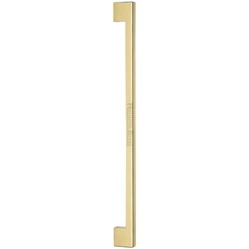 Heritage Brass Door Pull Handle Metro Design 636mm Polished Brass Finish