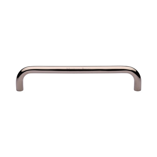 Heritage Brass Door Pull Handle Tubular Design 320mm Polished Nickel Finish