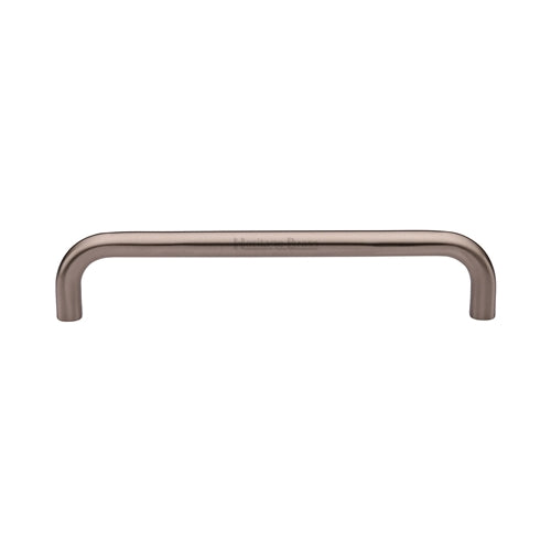 Heritage Brass Door Pull Handle Tubular Design 320mm Satin Nickel Finish