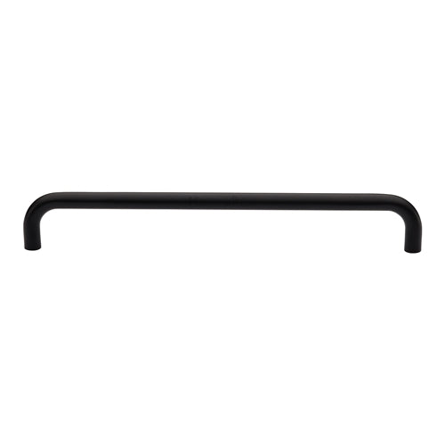 Heritage Brass Door Pull Handle Tubular Design 444mm Matt Black Finish