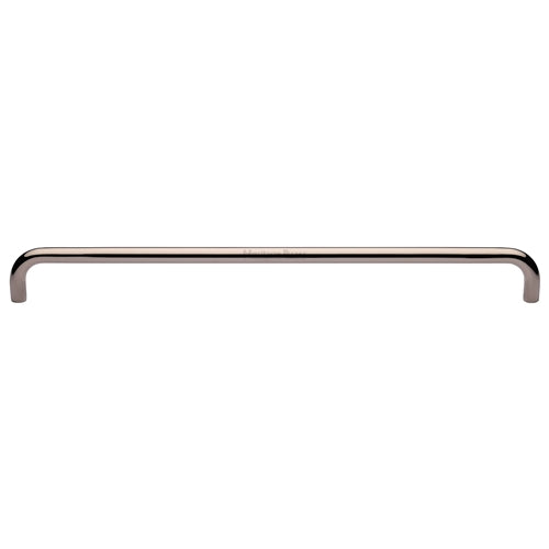 Heritage Brass Door Pull Handle Tubular Design 620mm Polished Nickel Finish