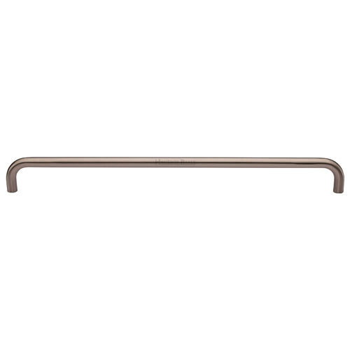 Heritage Brass Door Pull Handle Tubular Design 620mm Satin Chrome Finish